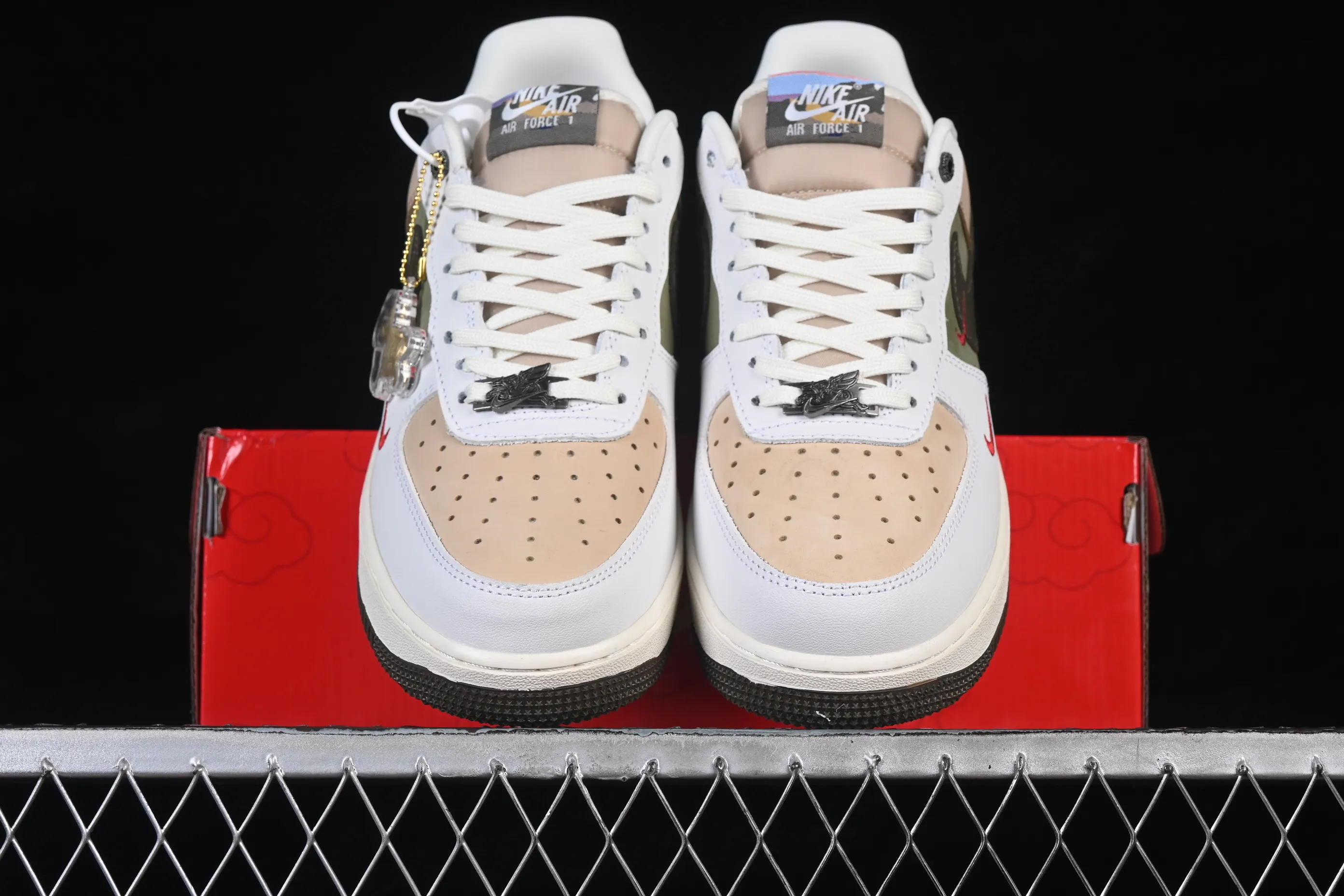 All Categories Nk Air Force 1 Air Force Series Nk Air Force 1 Low Air Force Low Nike Air Force 1'07 Low Year of the Horse Limited Khaki Green Air Force One Low Casual Shoes DF0188-135
